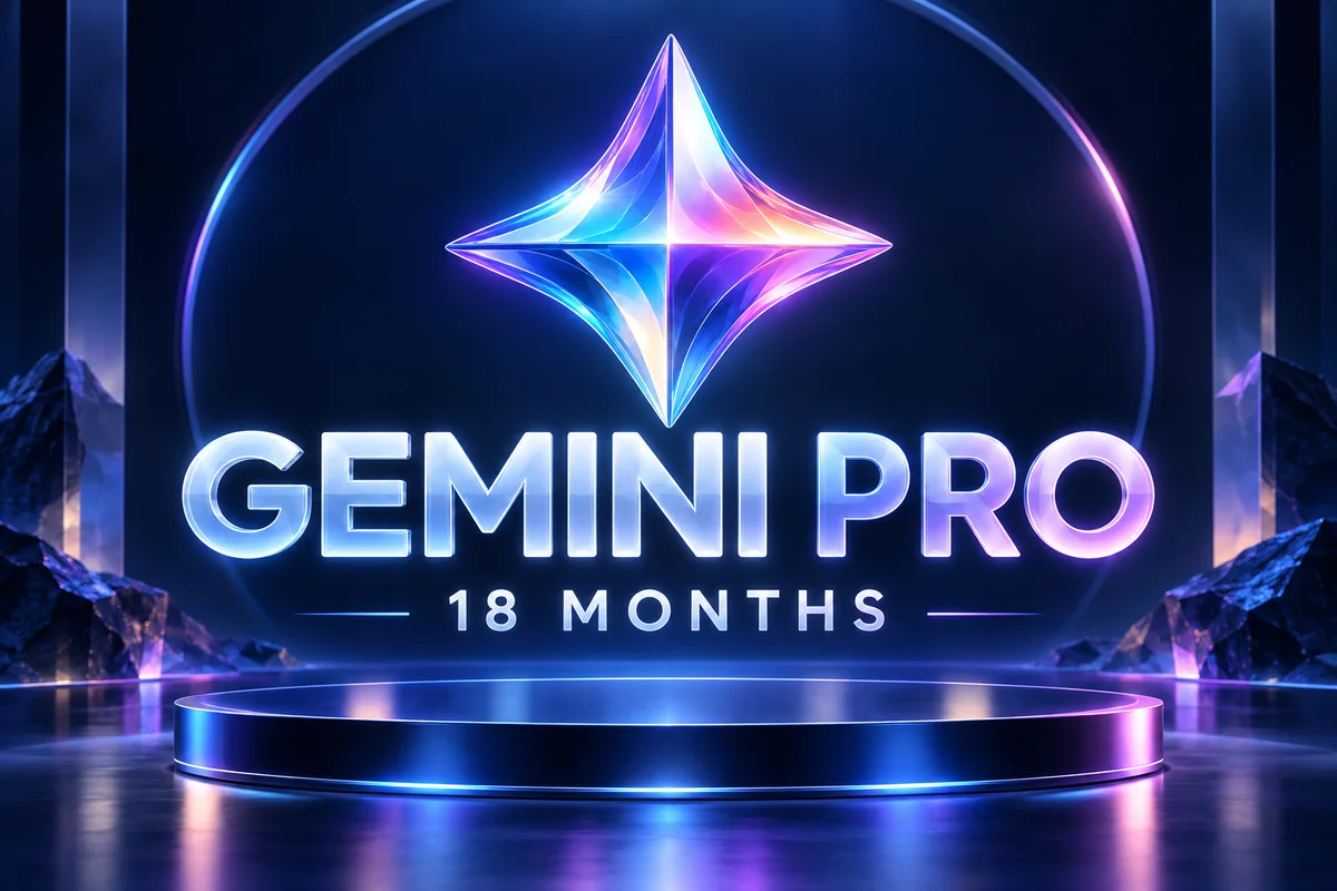 Thumbnail Tài khoản Gemini Pro 18 tháng